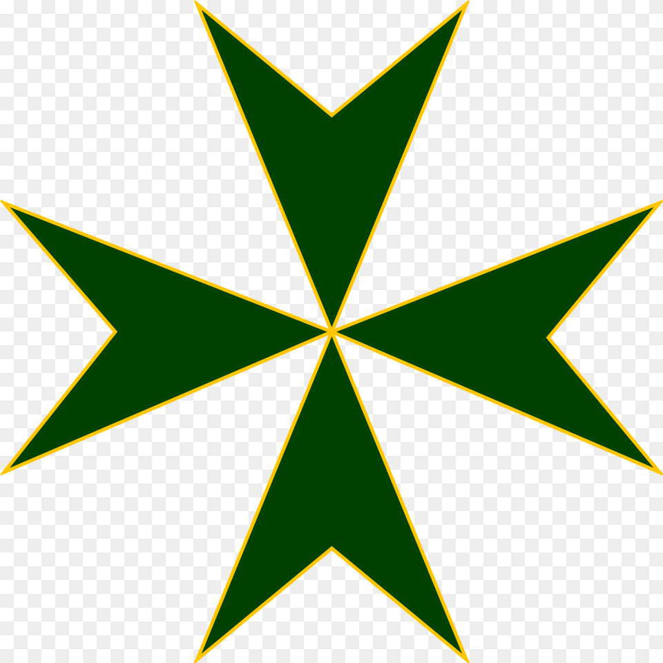 Filecross Of Saint Lazarussvg Wikimedia Commons Malta Commonwealth Games, Leaf, Plant, Star Symbol, Symbol Free Png