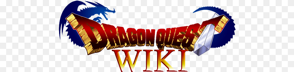Filedragon Quest Wiki Logopng From Square Enix The Dragon Quest Logo, Festival, Hanukkah Menorah, Text Png Image