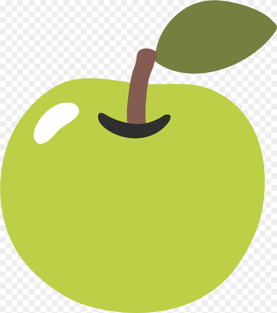 Fileemoji U1f34f Apple Emoji Clear Background, Plant, Produce, Fruit, Food Free Png
