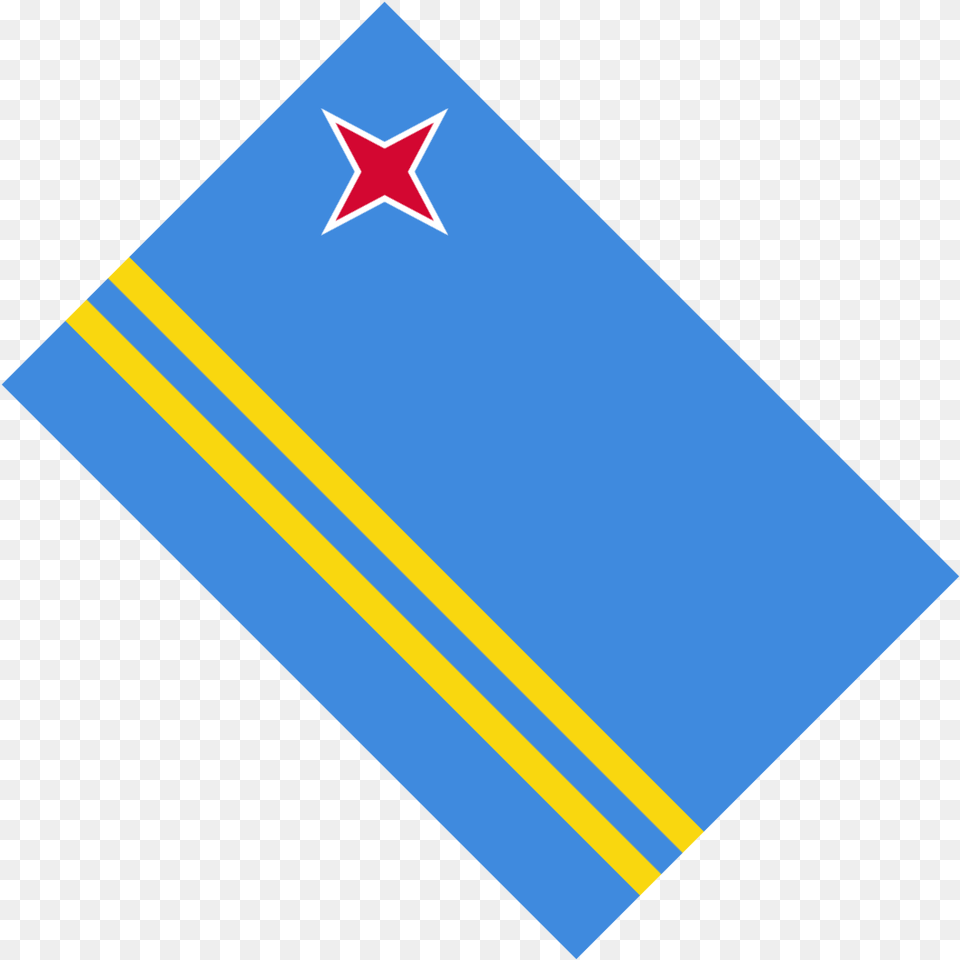 Fileflag Of Aruba Diagonalsvg Wikipedia Flag Free Png
