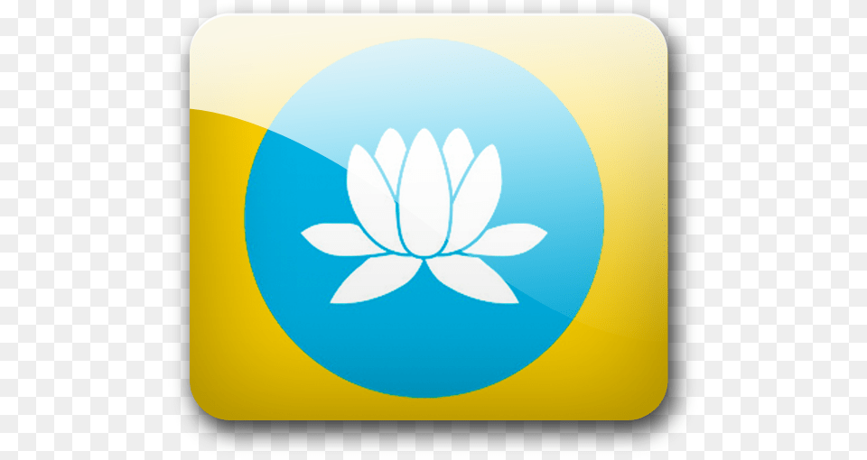 Fileflag Of Kalmykia Rounded Lightpng Wikimedia Commons Buddhist Russia Flag, Logo, Flower, Plant, Disk Free Transparent Png