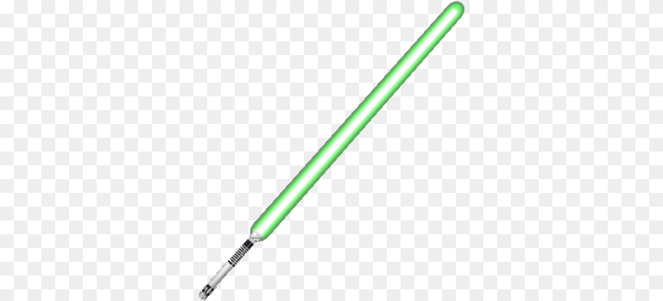 Filegreen Lightsaber Transparentpng Wikimedia Commons Green Lightsaber, Sword, Weapon, Baton, Stick Png