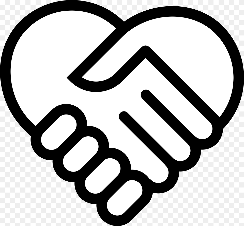 Fileheart Handshakesvg Wikimedia Commons Hand Heart Clip Art, Body Part, Person, Handshake Png Image