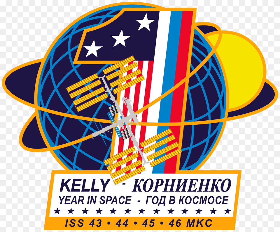 Fileiss Yearlong Mission Patchpng Wikimedia Commons Scott Kelly Space Missions Patch, Advertisement, Poster Free Transparent Png