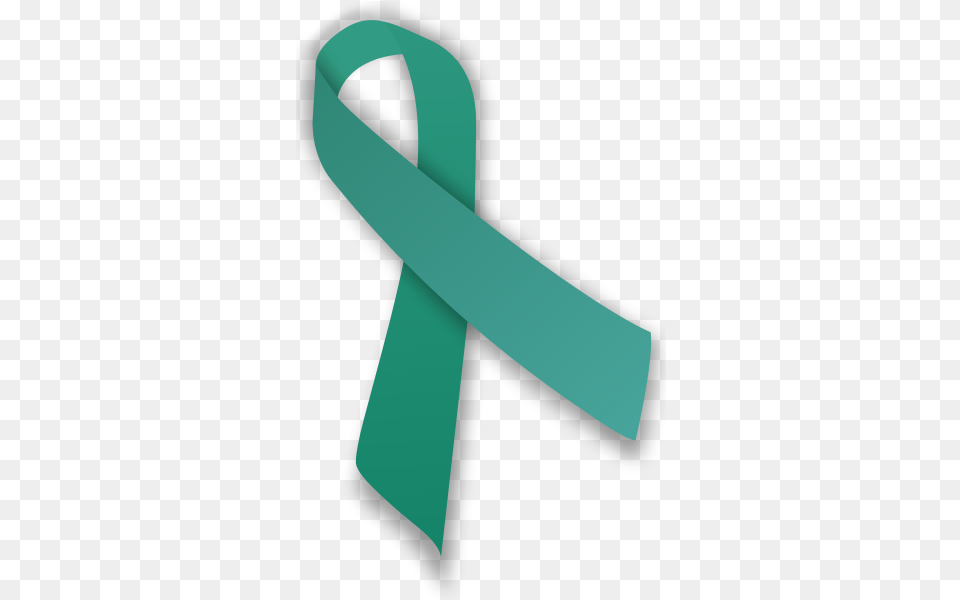 Filejade Ribbonpng Wikimedia Commons Cervical Cancer Ribbon, Accessories, Formal Wear, Tie Free Png Download