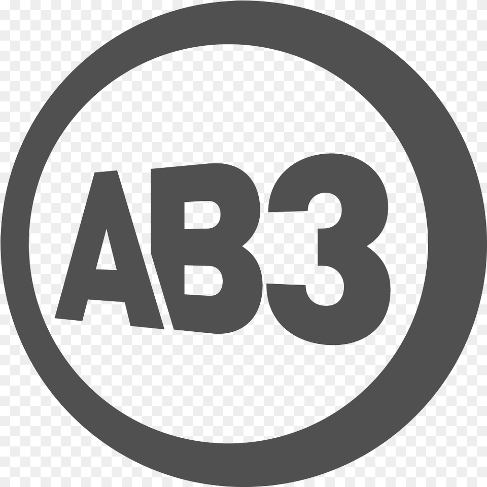 Filelogo Ab3png Wikimedia Commons Ab3 Logo, Disk, Text, Symbol Png