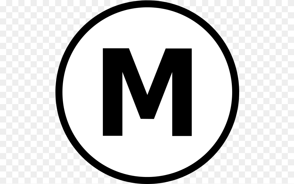 Filem International Vehicle Registration Roundsvg M Symbol Round Black White, Logo, Disk Png