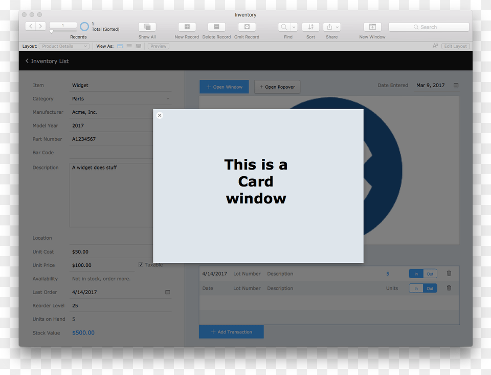Filemaker Card Window Example, File, Webpage, Screen, Electronics Png