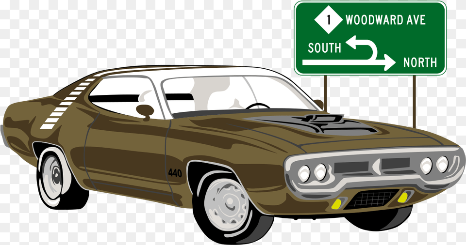 Filemuscle Car Detroitsvg Wikimedia Commons Roadrunner Car Clipart, Coupe, Sports Car, Transportation, Vehicle Png Image