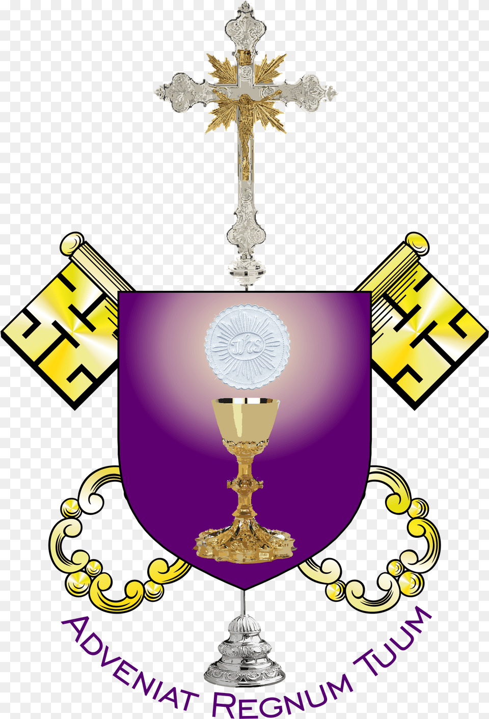 Fileocac Coat Of Armspng Wikipedia Emblem, Cross, Symbol, Glass Png