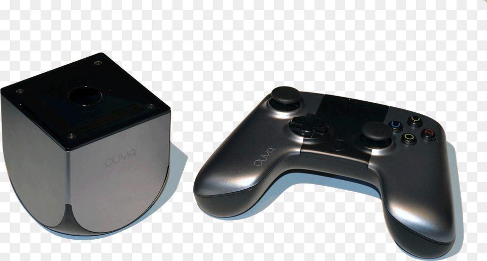 Fileouya Video Game Microconsole With Ouya Console, Electronics, Disk, Joystick Free Png