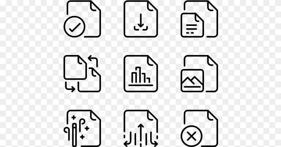 Files 20 Icons Work Icons, Gray Free Transparent Png