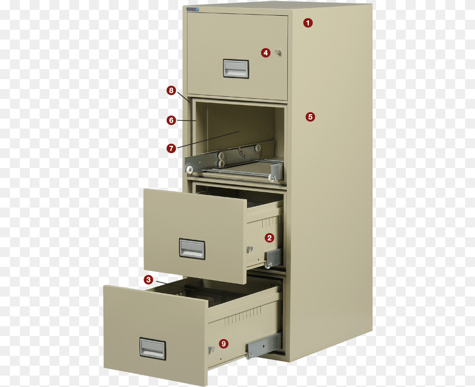 Files Cutaway Phoenix Fire File Features, Drawer, Furniture, Cabinet Png Image