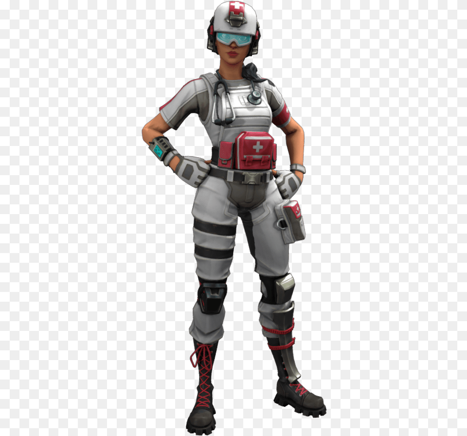 Files Fortnite Field Surgeon Skin, Person, Robot, Helmet, First Aid Free Png Download