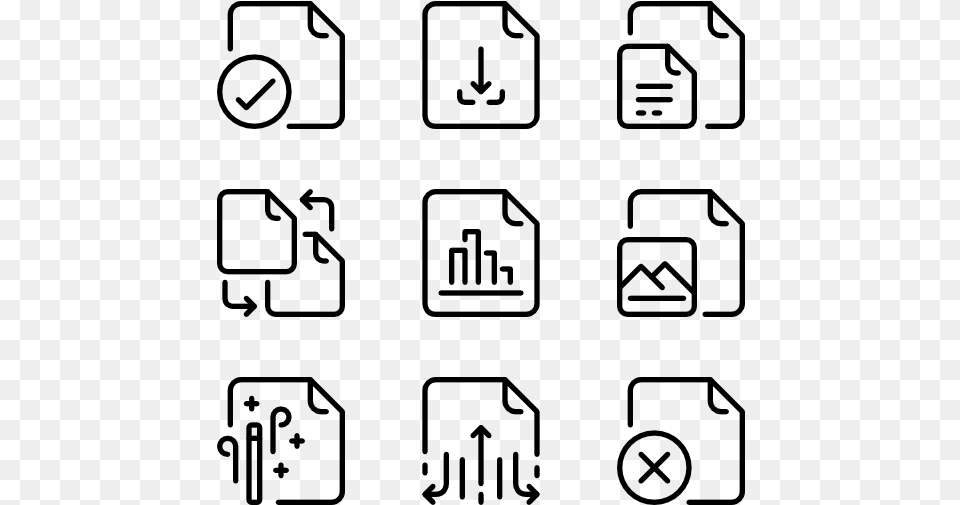 Files Icons Adobe Vector, Gray Free Png