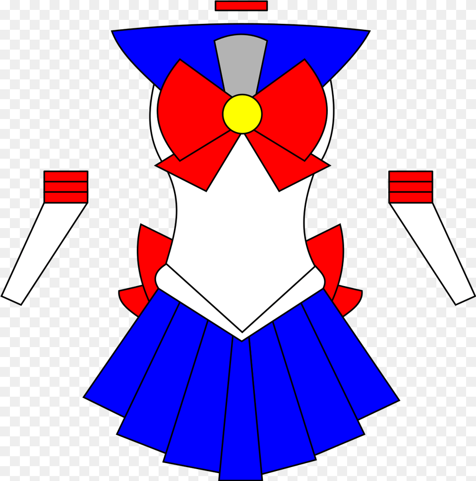 Filesailor Moonsvg Wikimedia Commons Sailor Moon Bow Clipart, Clothing, Costume, People, Person Free Png