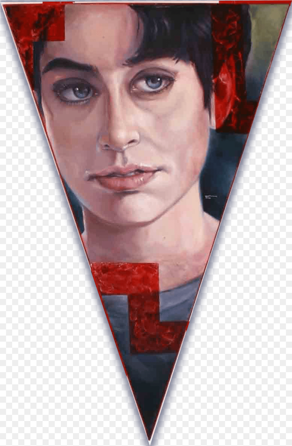 Filethe Short Hair Girl By Asad Bunashipng Wikimedia Commons Poster, Person, Face, Head, Art Free Transparent Png