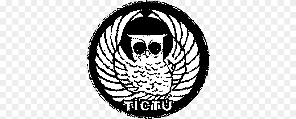 Filetictu Owl Logo Foiapng Wikipedia Lui Collins Baptism Of Fire, Emblem, Symbol, Person, Face Png Image