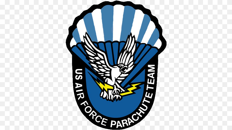 Fileunited States Air Force Parachute Team Wings Of 98th Flying Training Squadron, Emblem, Symbol, Logo, Smoke Pipe Png Image