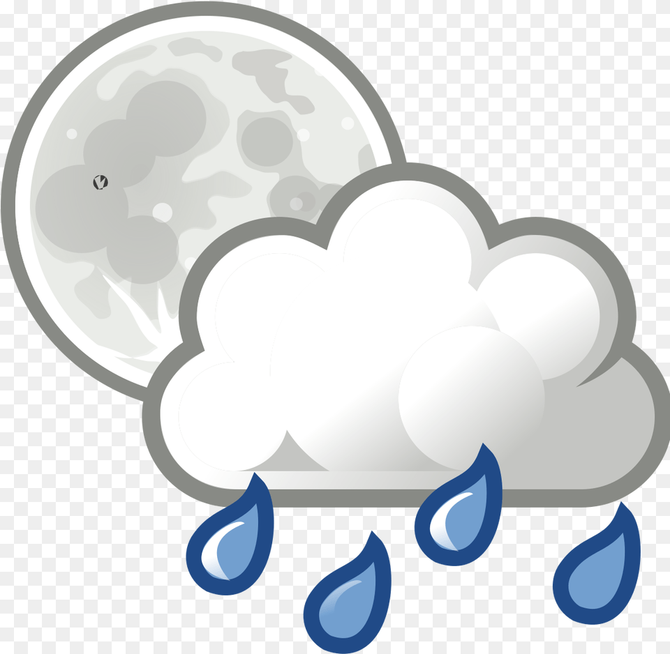 Fileweather Nightcloudsrainsvg Wikimedia Commons Rain Cloud Sun Clipart, Nature, Night, Outdoors, Light Png