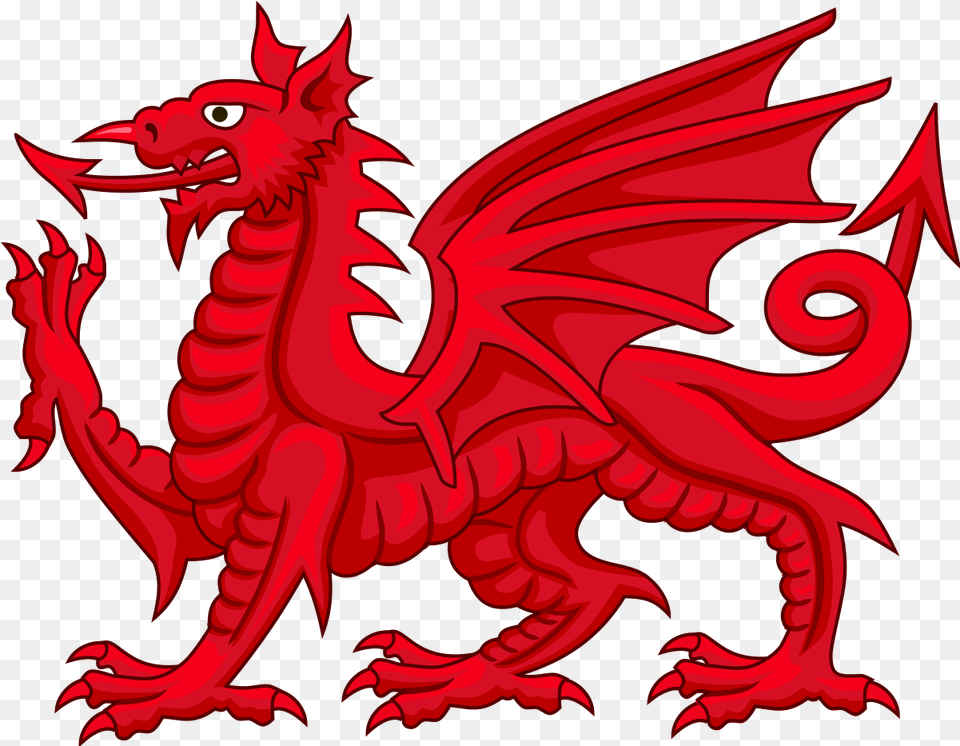 Filewelsh Dragon Y Ddraig Gochsvg Wikimedia Commons Welsh Dragon Free Png Download