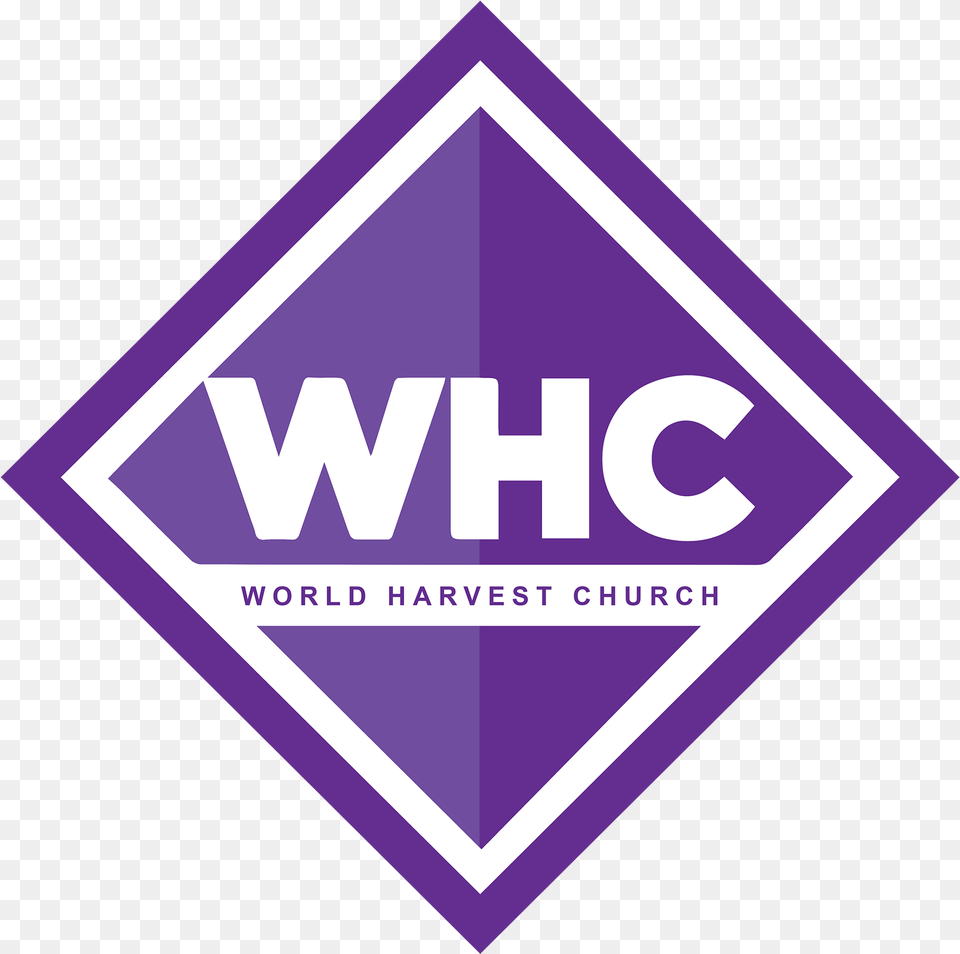 Filewhc Logopng Wikipedia World Harvest Church Logo, Sticker, Sign, Symbol, Purple Free Transparent Png