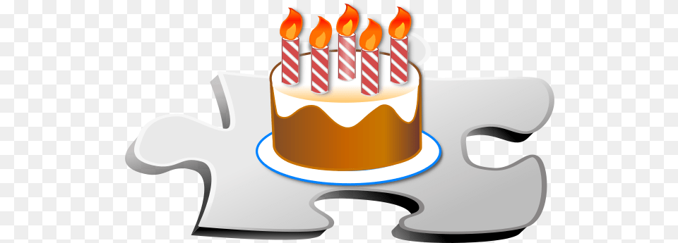 Filewiki Birthdaypng Wikimedia Commons Cake With Candles Cartoon, Birthday Cake, Cream, Dessert, Food Free Png Download