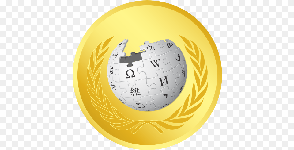 Filewiki Gold Medalpng Wikimedia Commons Wikipedia, Sphere, Ball, Football, Soccer Free Transparent Png