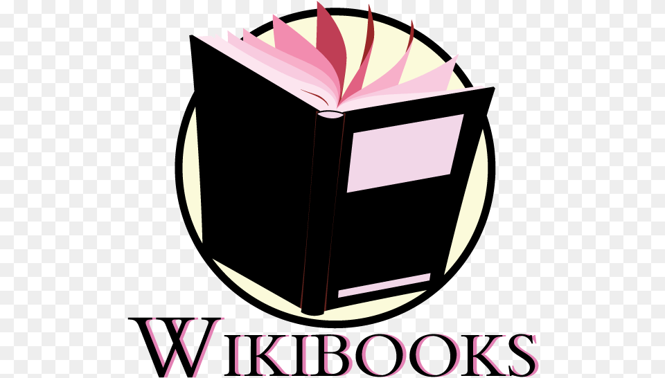 Filewikibooks Logoproposalriskblackpinkpng Meta Loewe, Book, Publication, Text Free Png