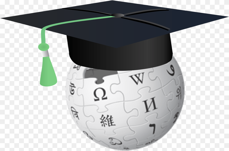 Filewikipedia Logowithcap 2svg Wikimedia Commons Graduation Image No Background People, Person, Jar Free Png