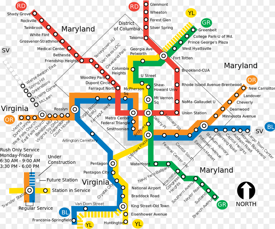 Filewmata System Mapsvg Wikimedia Commons Dc Metro Map, Bow, Weapon Png