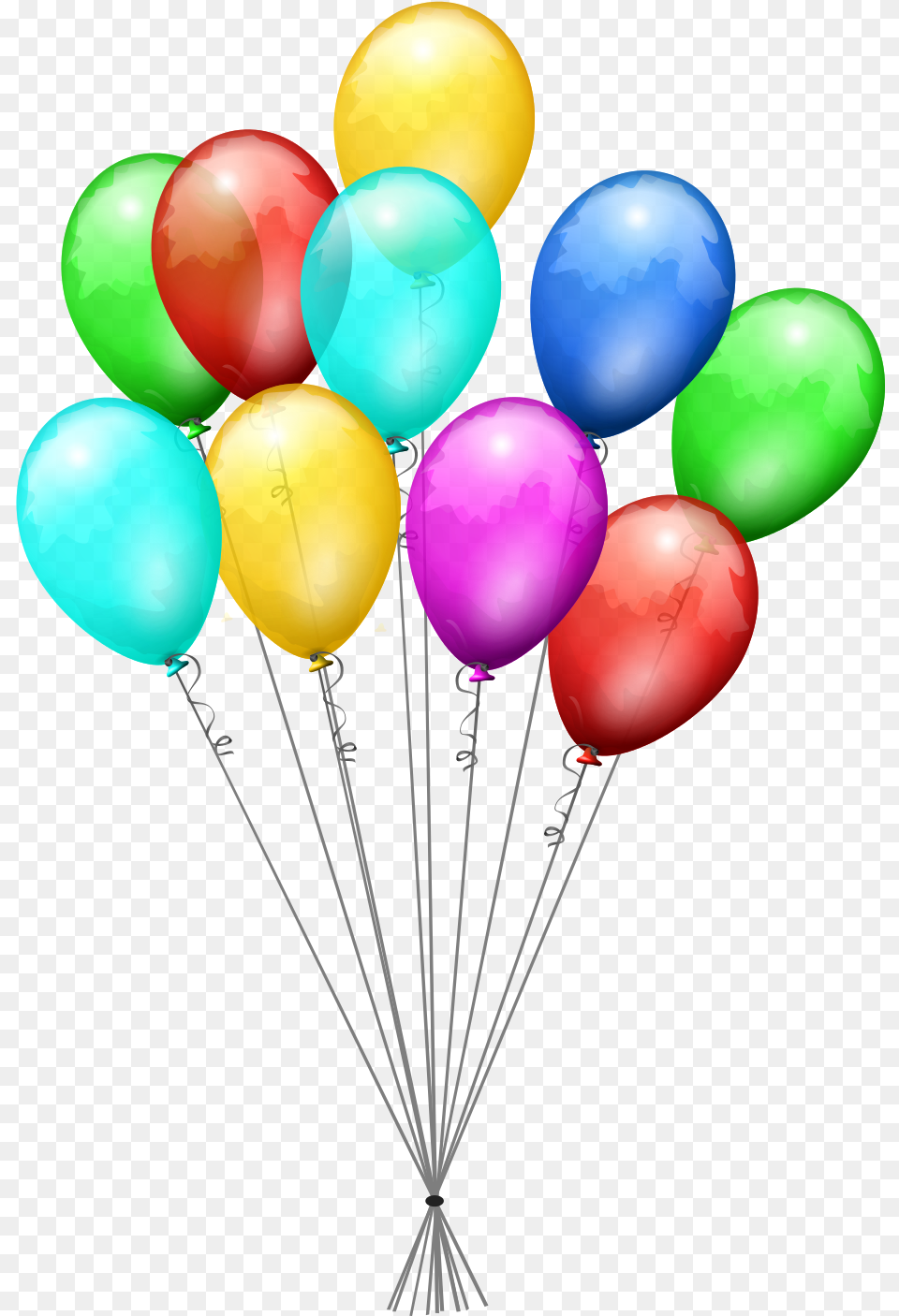 Filexboxballoons Svg Birthday Balloons White Background, Balloon Free Png Download