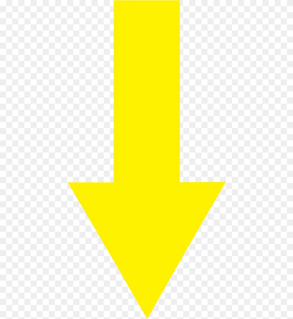 Fileyellow Arrow Downpng Wikimedia Commons Yellow Down Arrow, Symbol, Logo Free Png Download