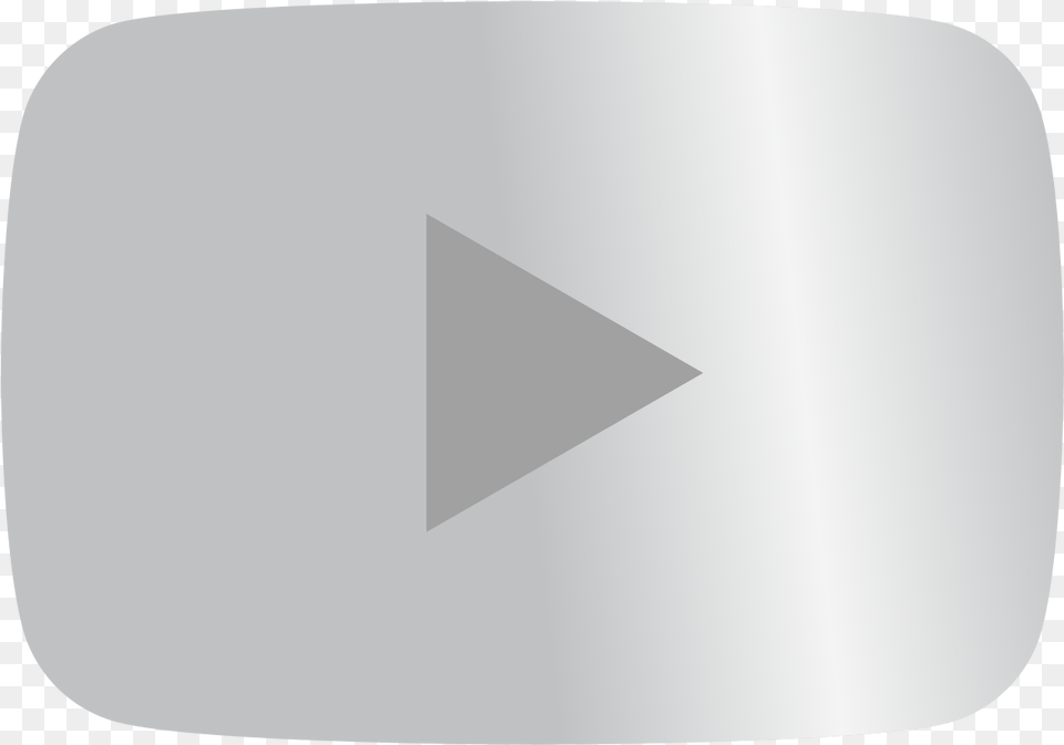 Fileyoutube Silver Play Button 2svg Wikimedia Commons Silver Youtube Play Button Free Transparent Png