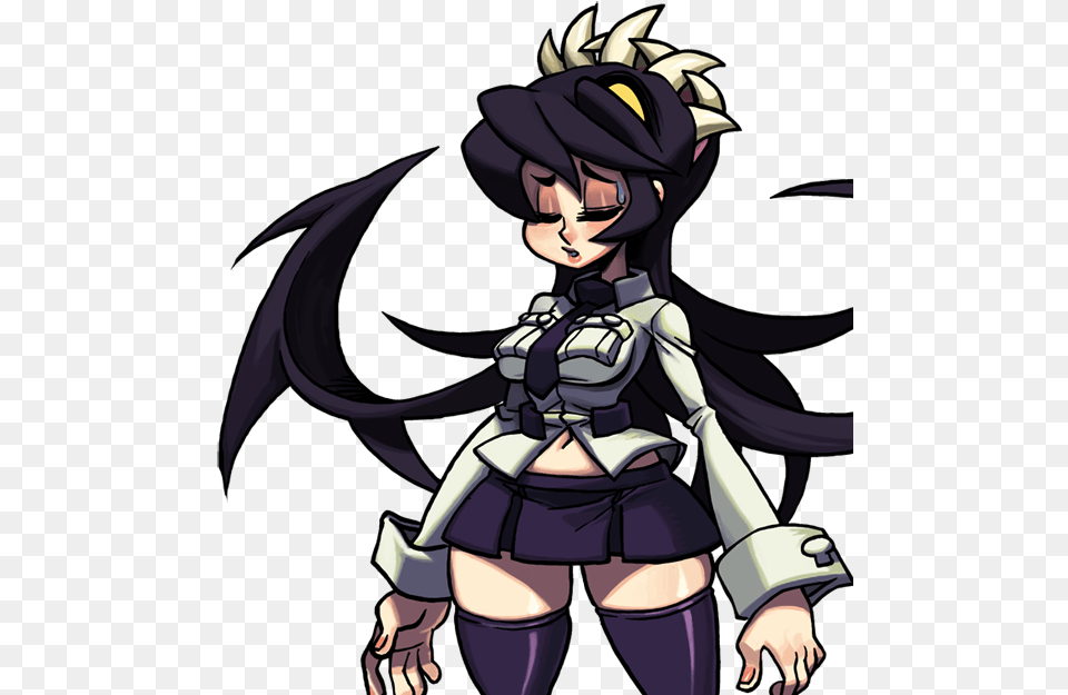 Filia 10 Sigh Skullgirls Filia Hat, Publication, Book, Comics, Adult Png Image