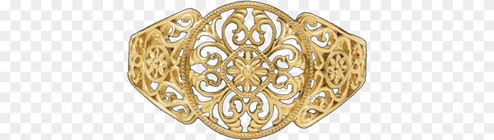 Filigree Design Cuff Bracelet Brooch, Accessories, Jewelry, Locket, Pendant Free Transparent Png