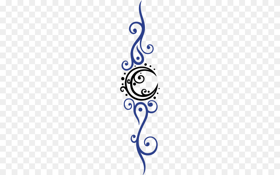 Filigree Moon With Stars, Art, Graphics, Pattern, Floral Design Png Image