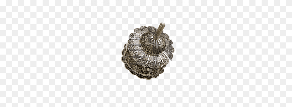 Filigree Silver Chanukah Dreidel 1 Locket, Lamp, Chandelier Free Png Download