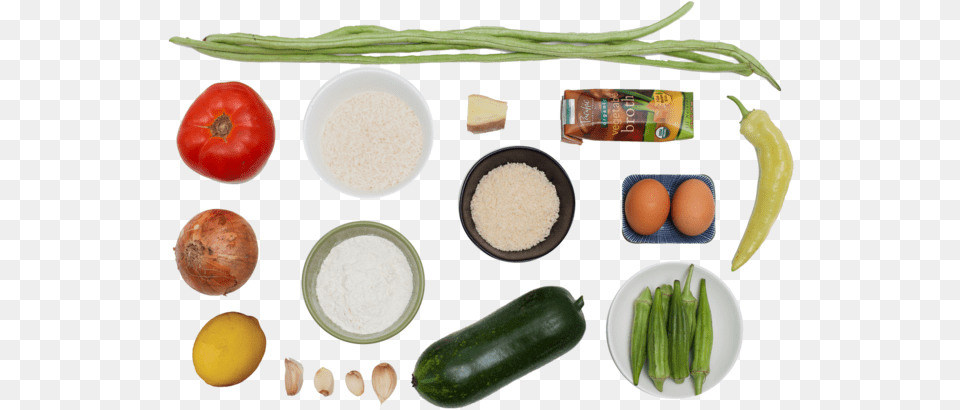 Filipino Vegetable Stew Over Jasmine Rice With Crispy Filipino Cuisine, Food, Plant, Produce, Squash Free Transparent Png