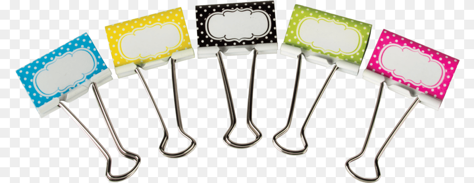 Fill In Polka Dots Large Binder Clips Image Binder Clip, Cutlery, Spoon, Electronics, Hardware Png
