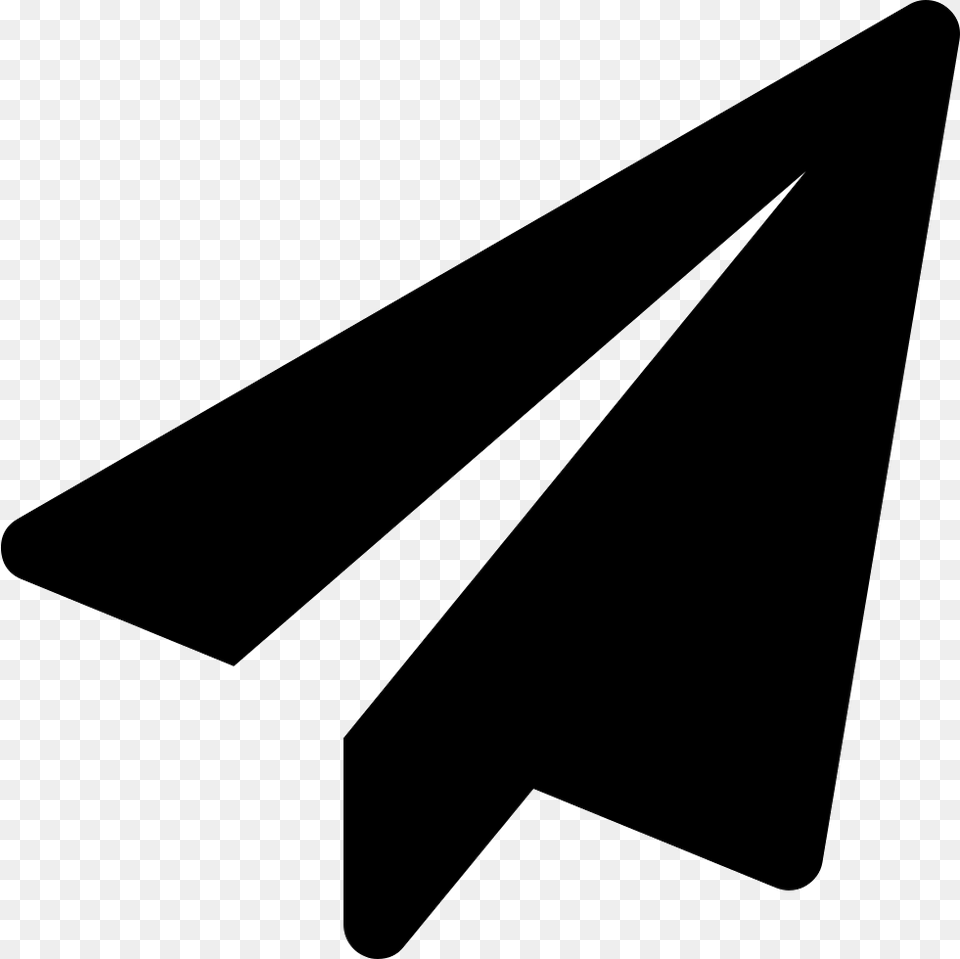 Fill Job Search Intention Comments Paper Plane Icon Svg, Symbol, Arrow, Arrowhead, Weapon Free Transparent Png