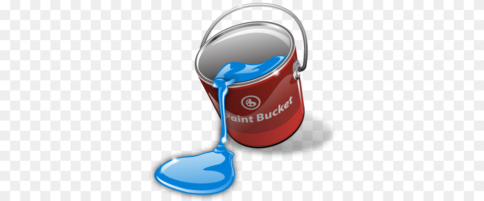 Fill Paint Bucket Super Vista Icon Gallery, Cutlery, Spoon, Paint Container, Appliance Free Png