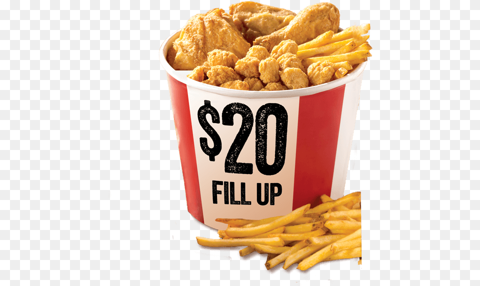 Fill Up Kfc Canada, Food, Fries, Fried Chicken Free Png