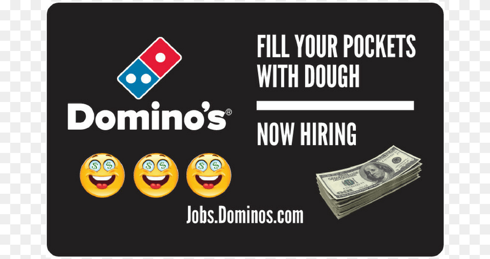 Fill Your Pockets With Dough Label, Person, Text Png Image