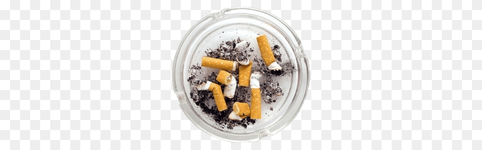 Filled Ashtray Free Png Download