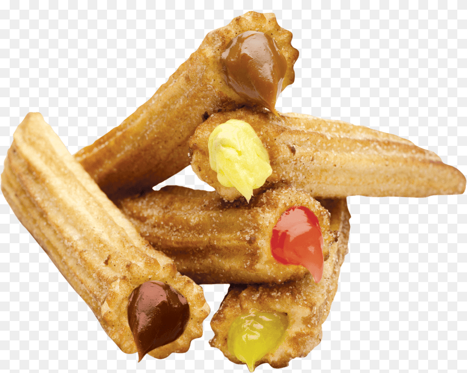 Filled Churros, Food, Bread, Banana, Fruit Free Transparent Png