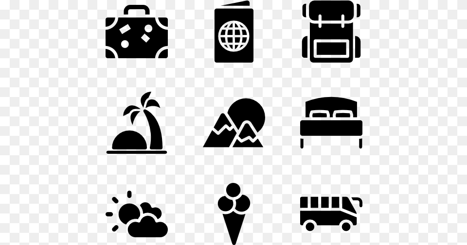 Filled Travel And Tourism Travel And Tourism Icon, Gray Free Png Download