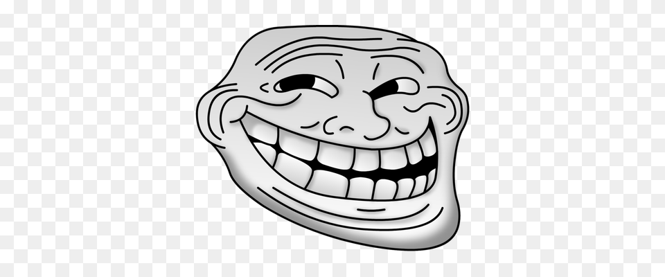 Filled Troll Face Transparent, Body Part, Mouth, Person, Stencil Png Image