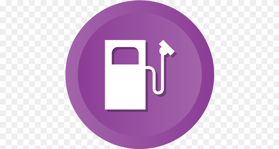 Filling Station Fuel Gas Vertical, Purple, Disk Free Png Download