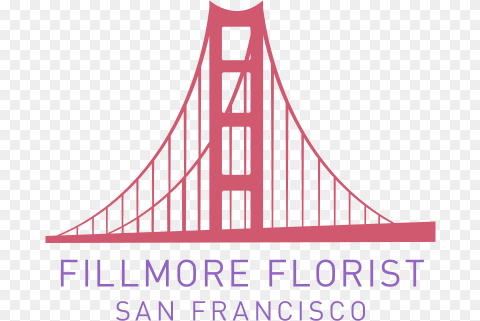 Fillmore Florist San Francisco San Francisco California Clip Art, Bridge, Suspension Bridge Free Png